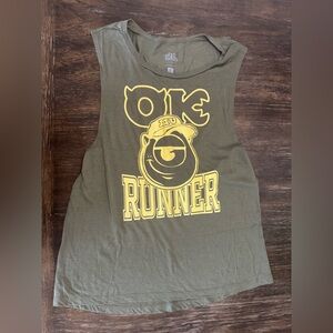 Raw Threads - Muscle tank - Monsters Inc - OK Runner - Sleeveless Top - Women’s